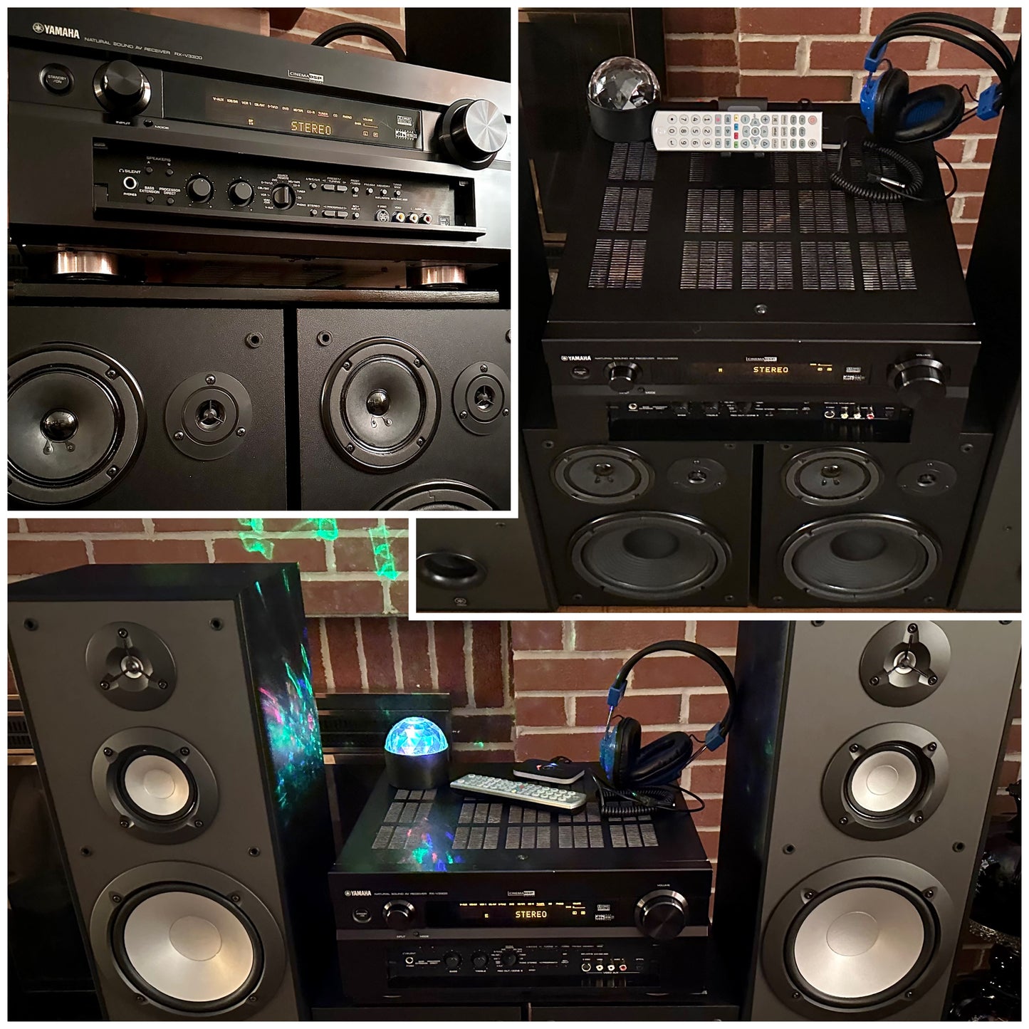 Yamaha Stereo System, 500W 8.1 Receiver + Bluetooth! & 4 Yamaha Speakers!!!!