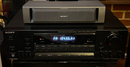 Sony SS Stereo System, Sony Receiver + Bluetooth, Polk Audio Speakers, and Sony Powered Sub!